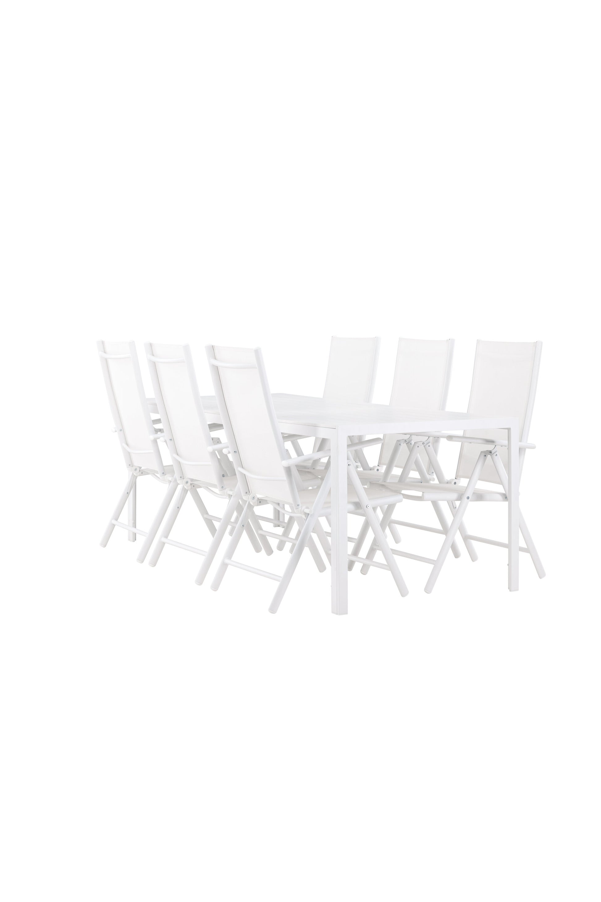 Break Matbord med Break Stolarna – Aluminium