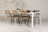 Break Matbord med Lindos Stolarna – Aluminium