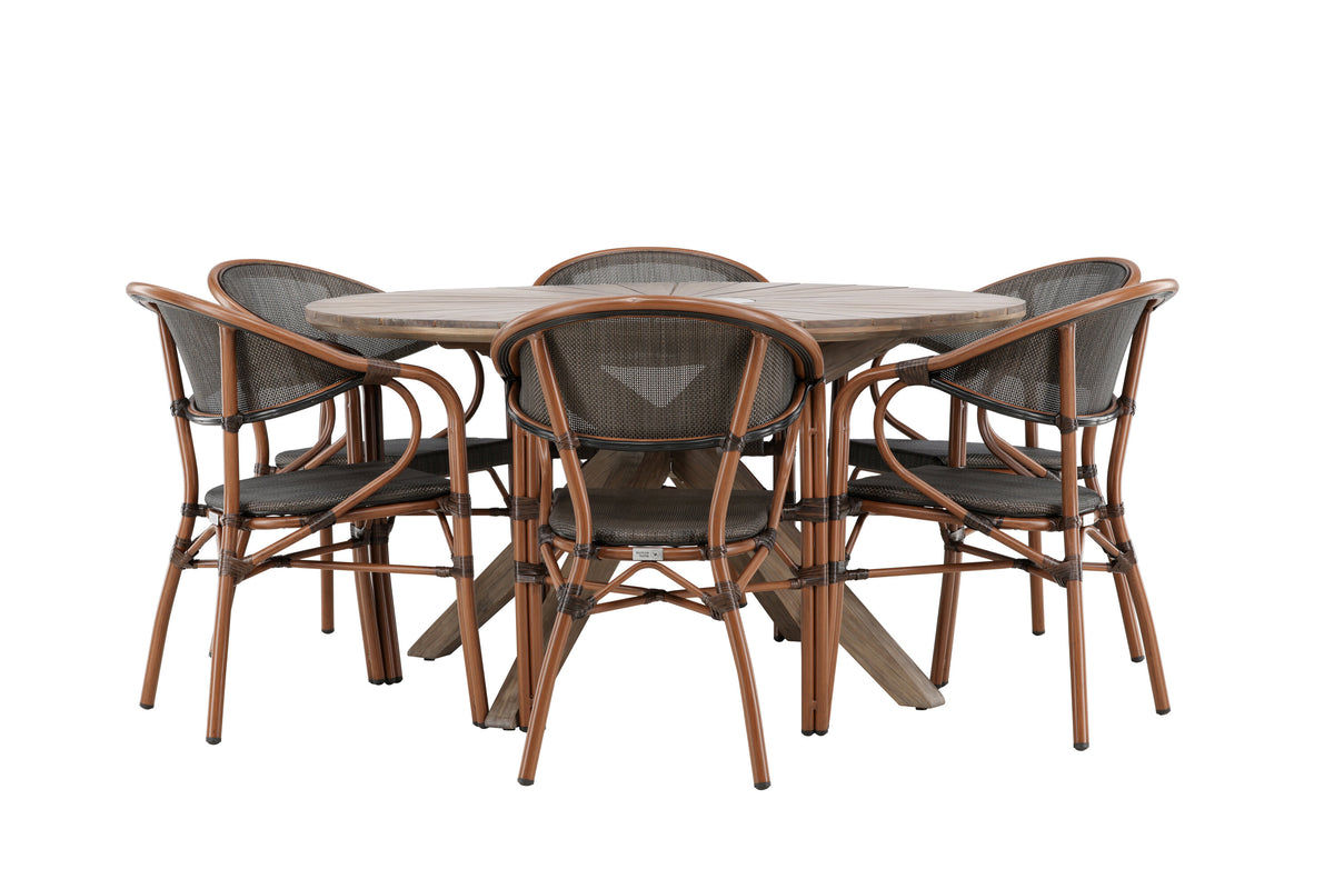 Rosario Matbord med Vila Stolarna