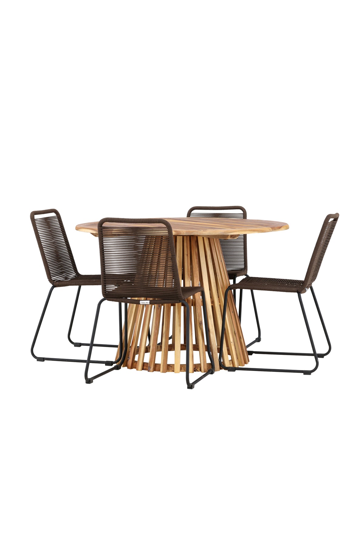 Lumpur Matbord med Lindos Stolarna – Akacia