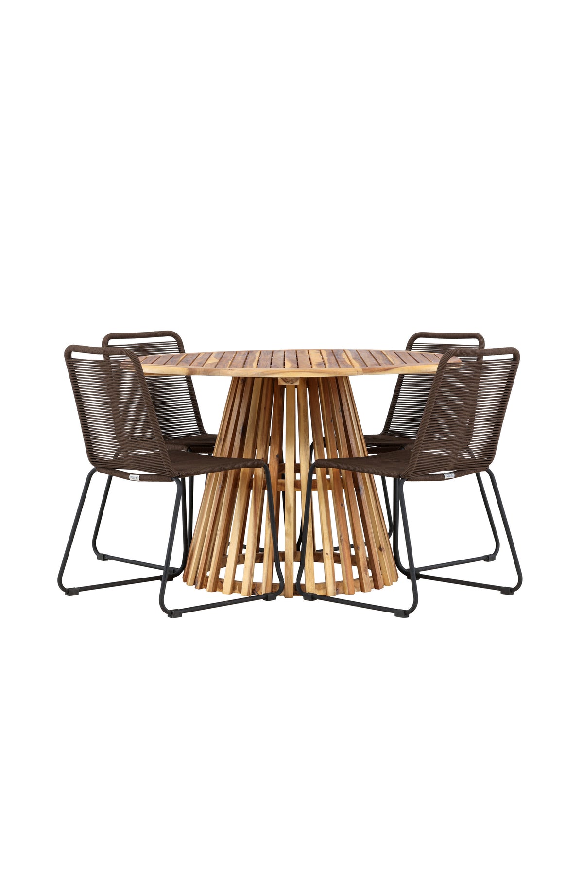 Lumpur Matbord med Lindos Stolarna – Akacia