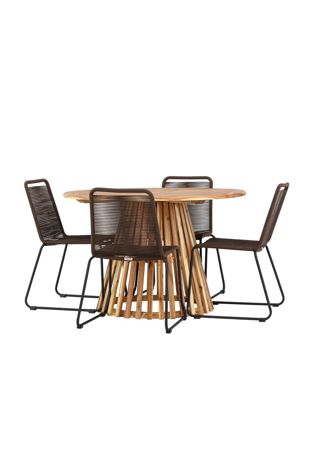 Lumpur Matbord med Lindos Stolarna – Akacia