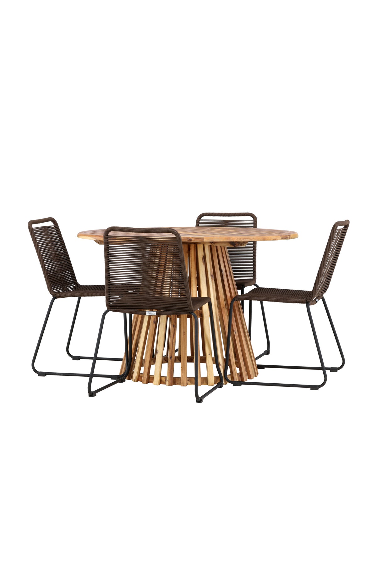 Lumpur Matbord med Lindos Stolarna – Akacia