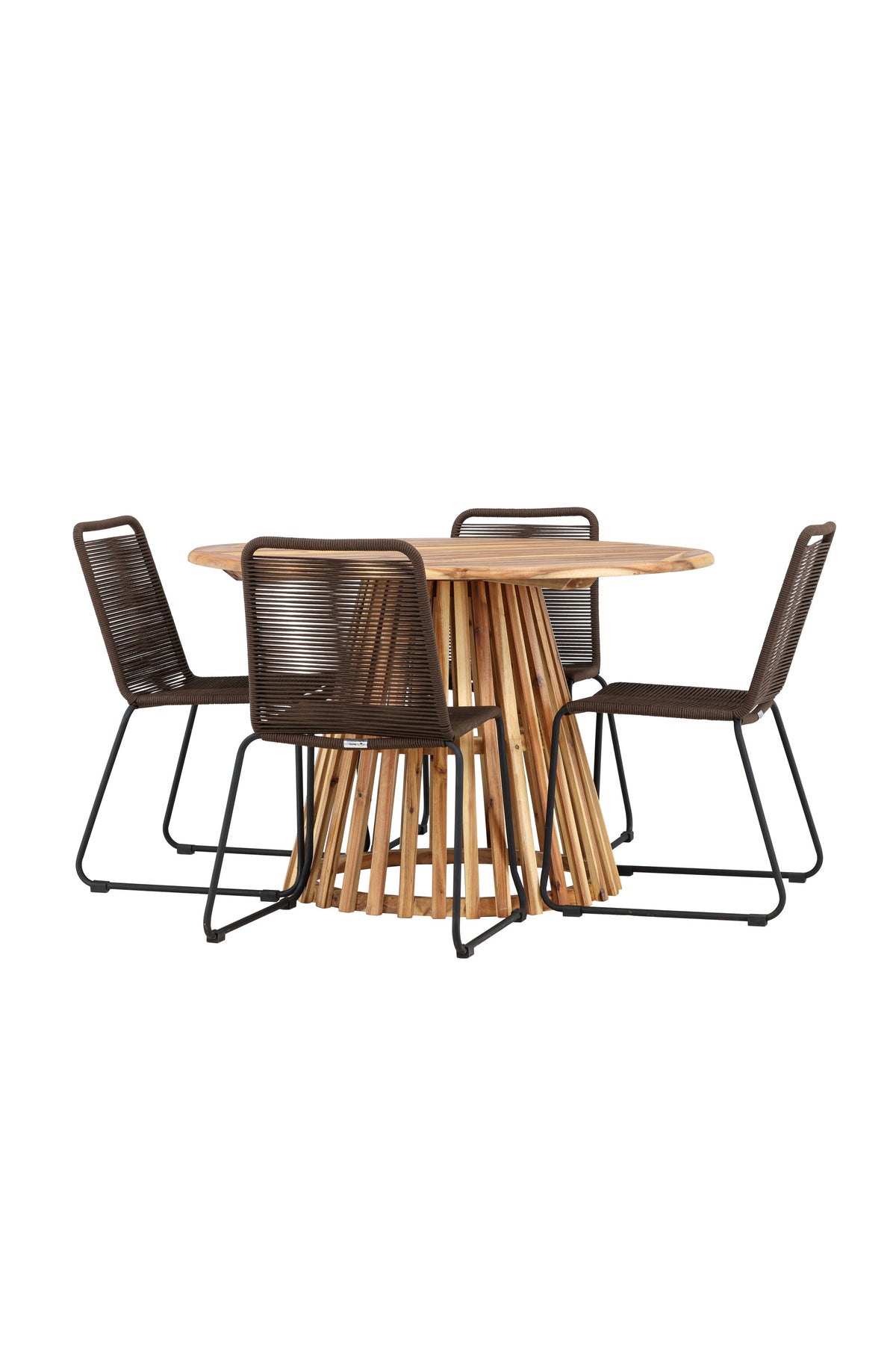 Lumpur Matbord med Lindos Stolarna – Akacia