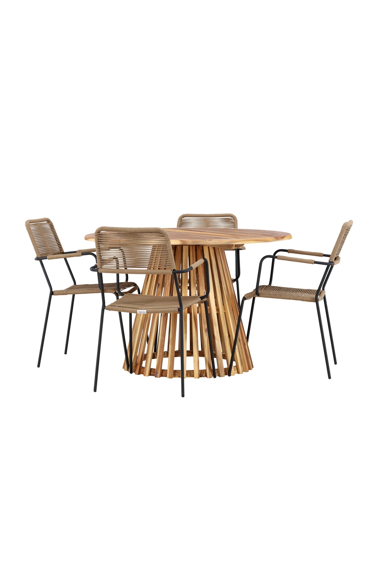 Lumpur Matbord med Lindos Stolarna – Akacia