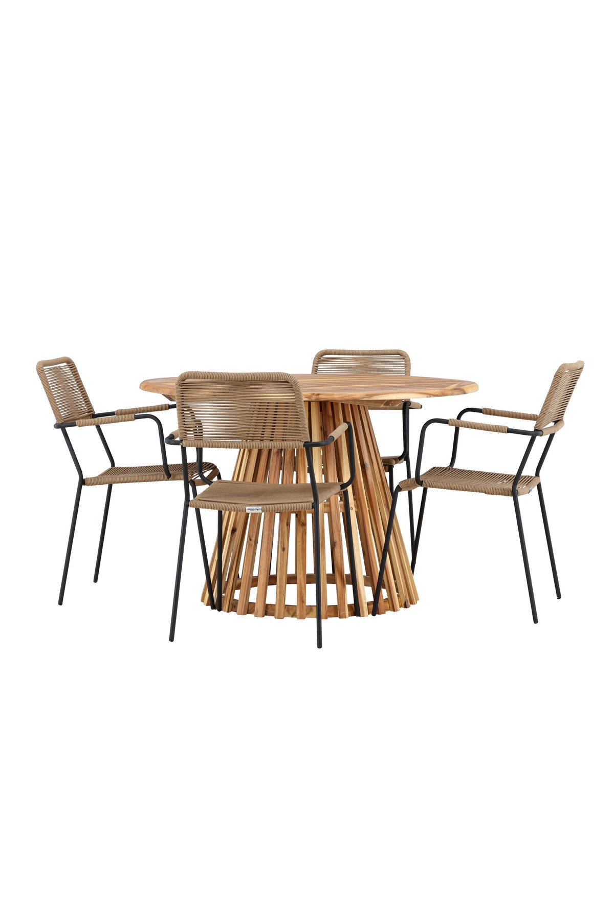 Lumpur Matbord med Lindos Stolarna – Akacia