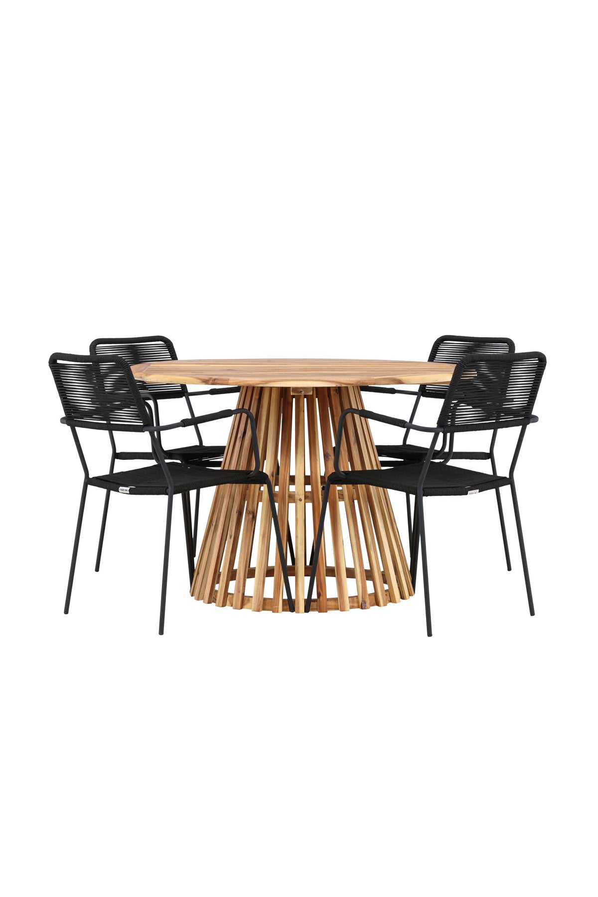 Lumpur Matbord med Lindos Stolarna – Akacia