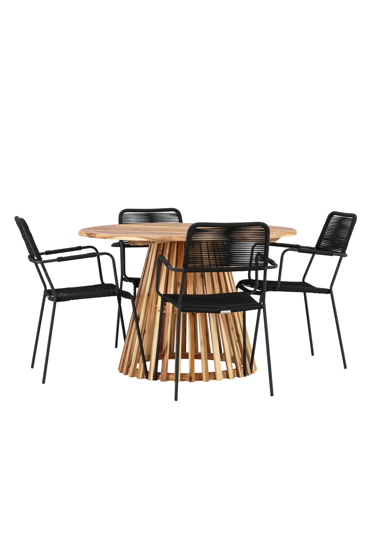 Lumpur Matbord med Lindos Stolarna – Akacia
