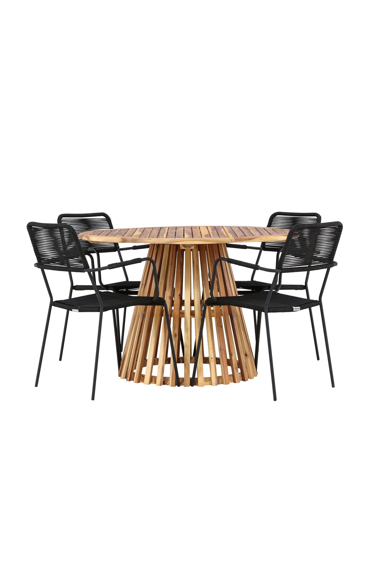 Lumpur Matbord med Lindos Stolarna – Akacia