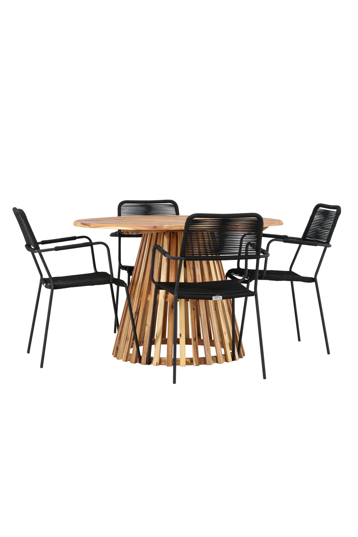 Lumpur Matbord med Lindos Stolarna – Akacia