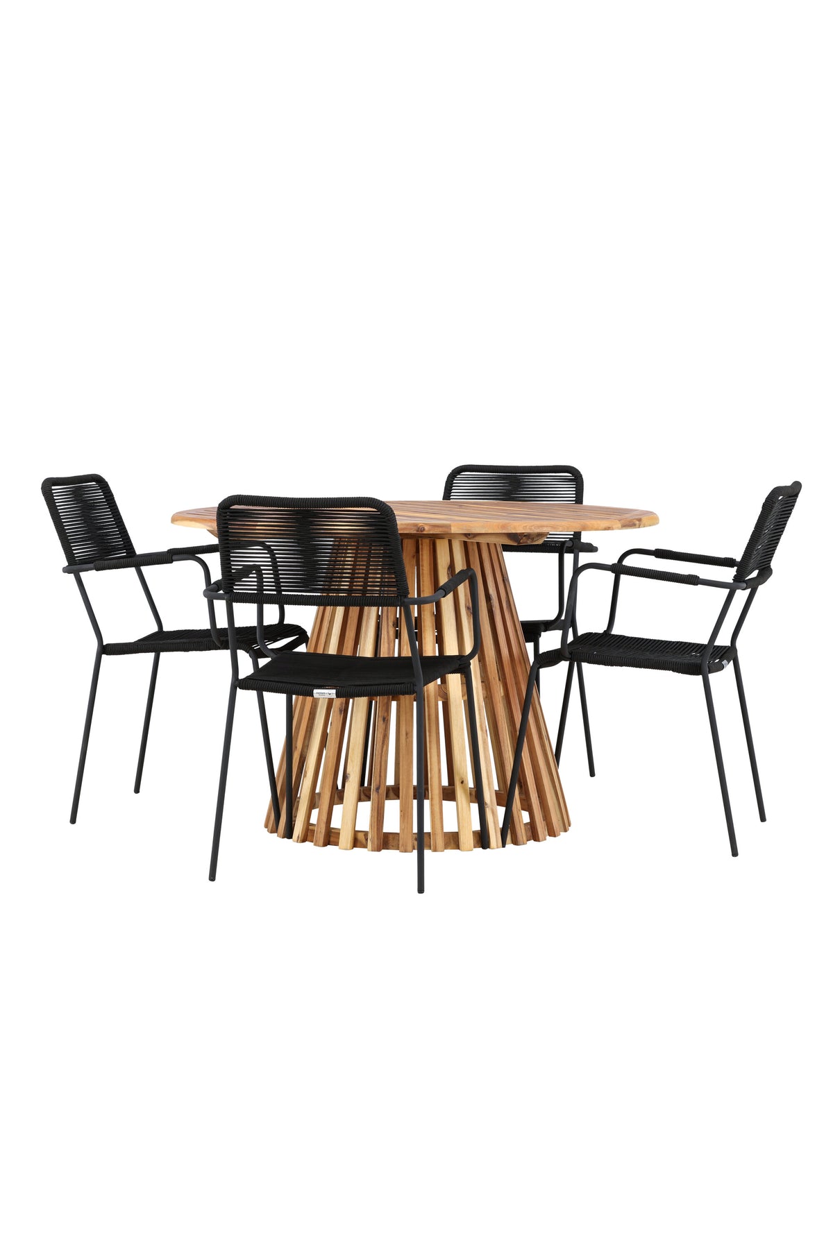 Lumpur Matbord med Lindos Stolarna – Akacia
