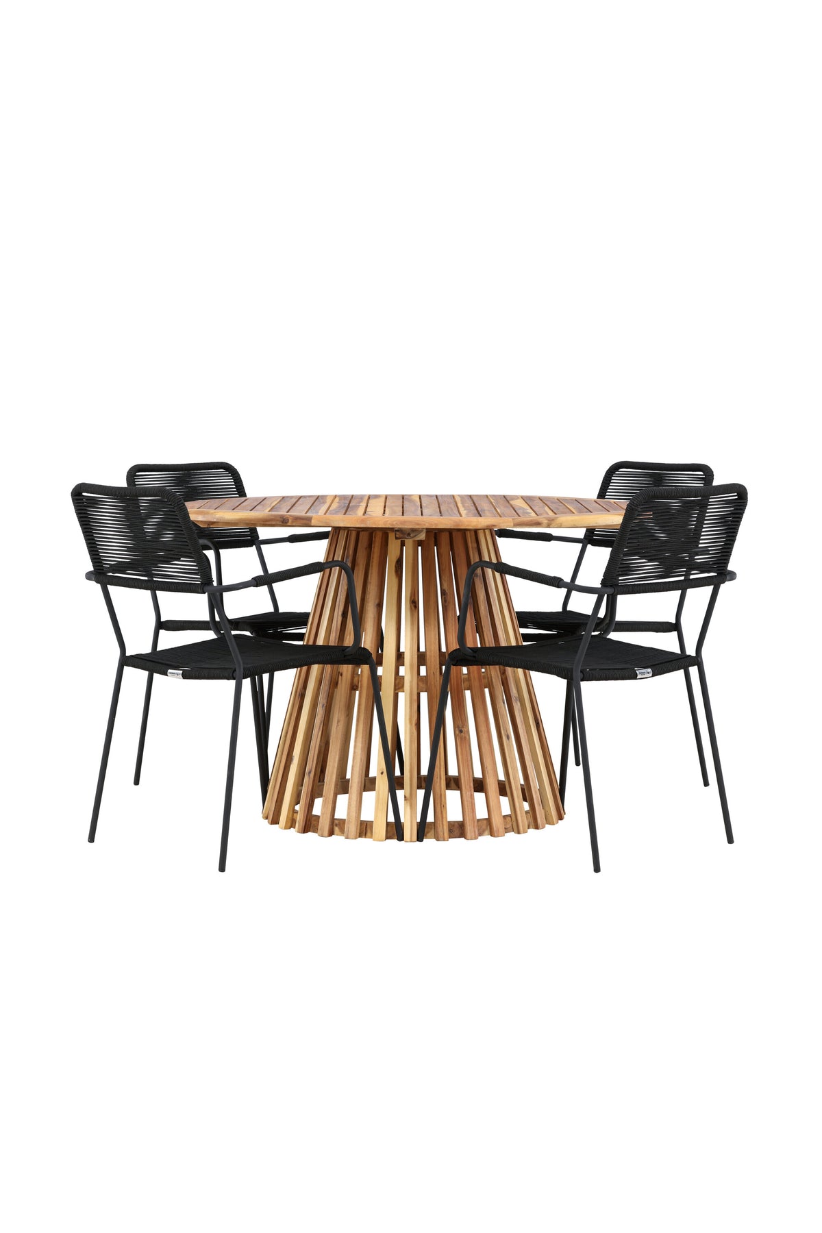 Lumpur Matbord med Lindos Stolarna – Akacia