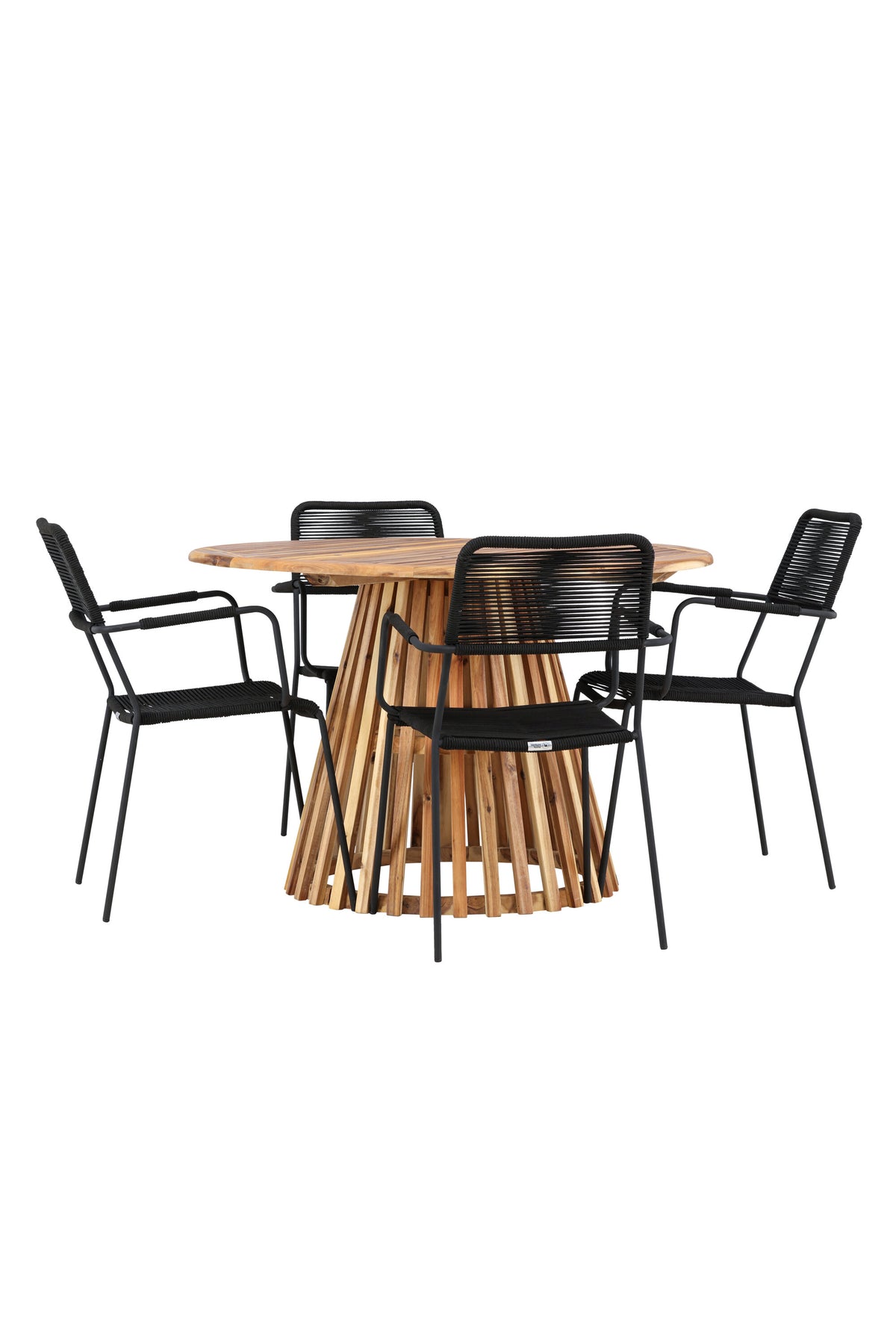 Lumpur Matbord med Lindos Stolarna – Akacia