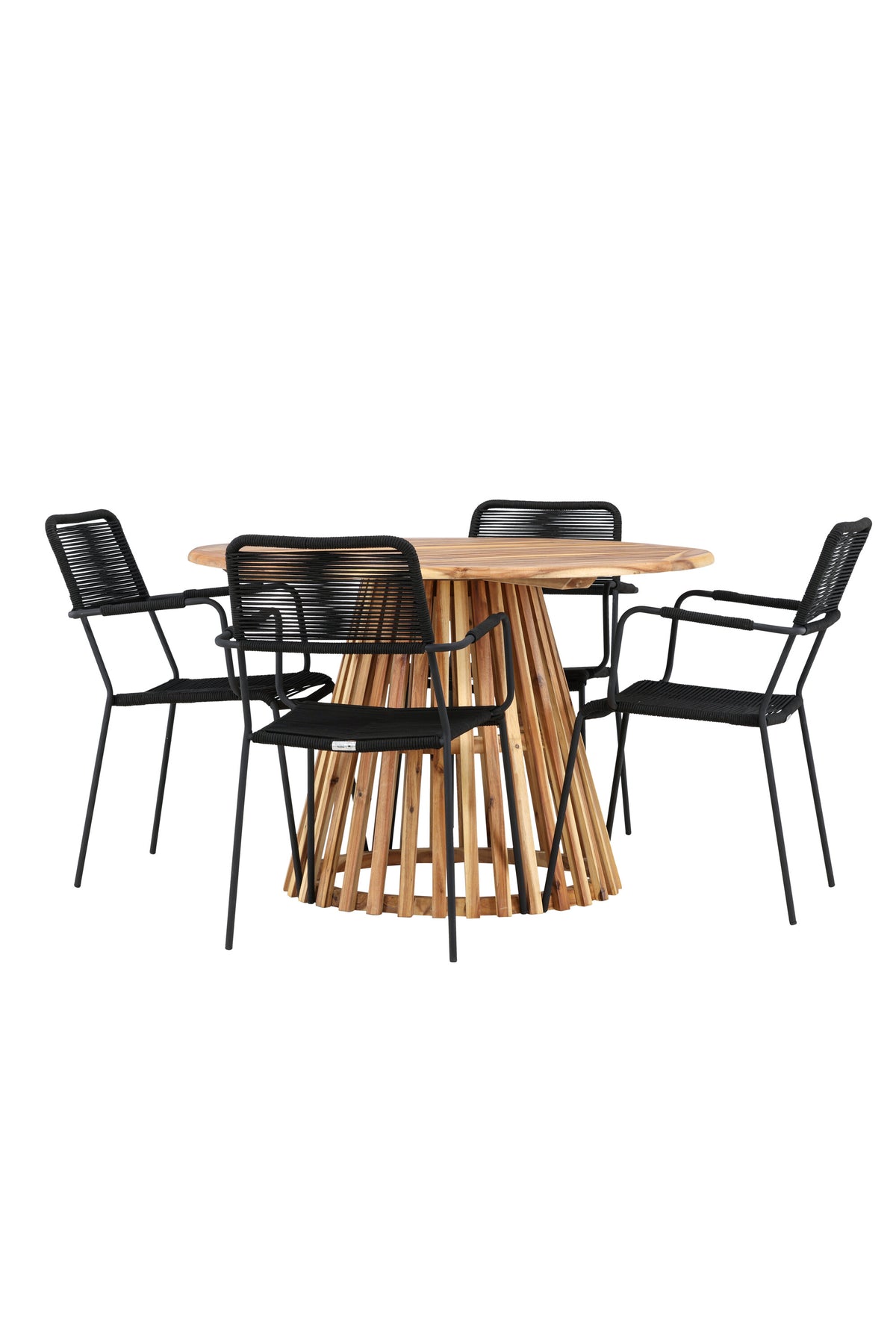 Lumpur Matbord med Lindos Stolarna – Akacia