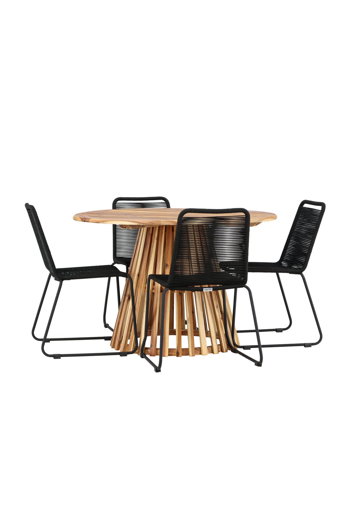 Lumpur Matbord med Lindos Stolarna – Akacia