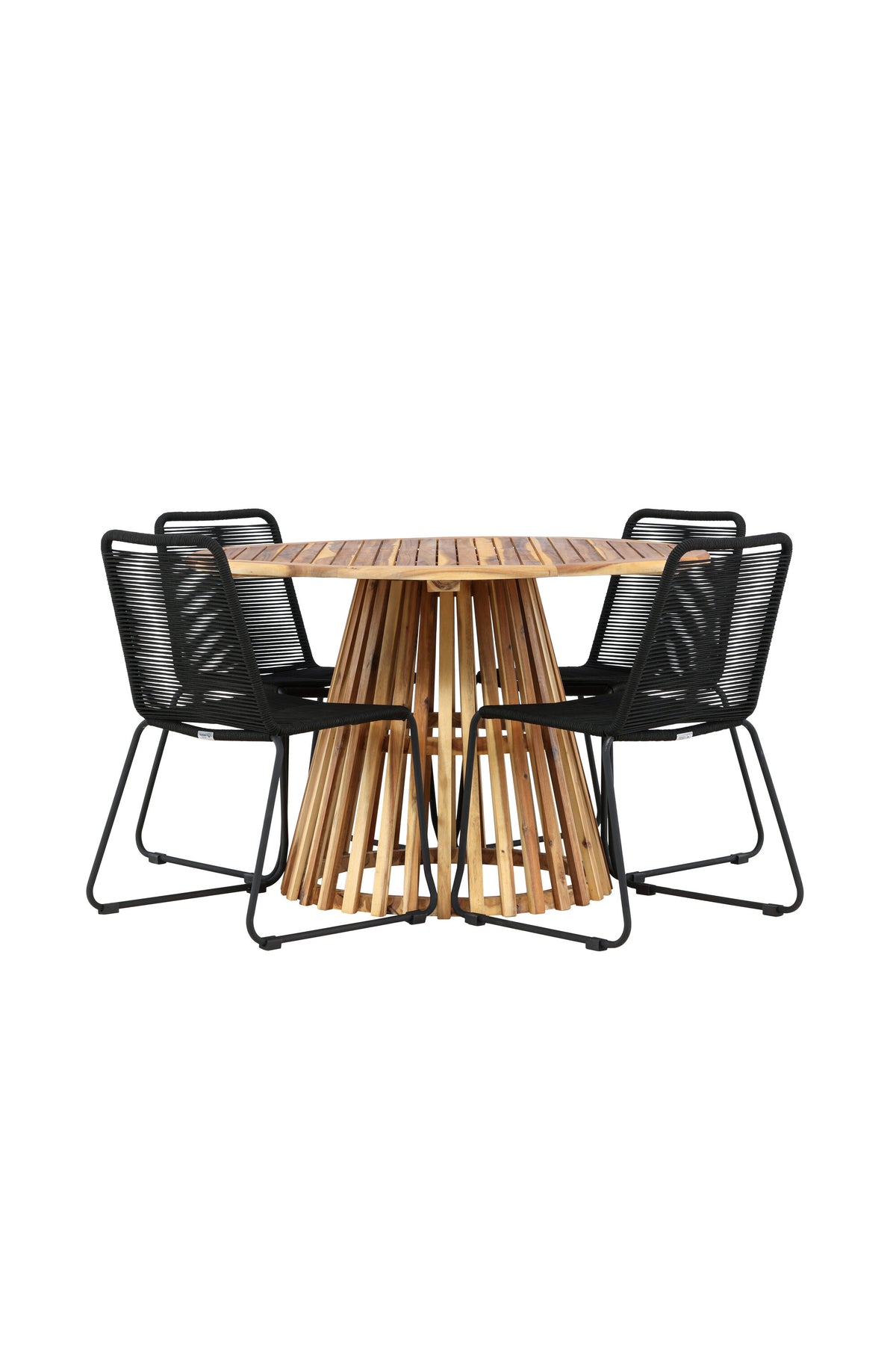 Lumpur Matbord med Lindos Stolarna – Akacia