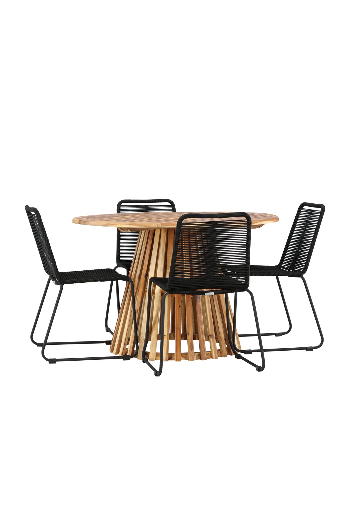 Lumpur Matbord med Lindos Stolarna – Akacia