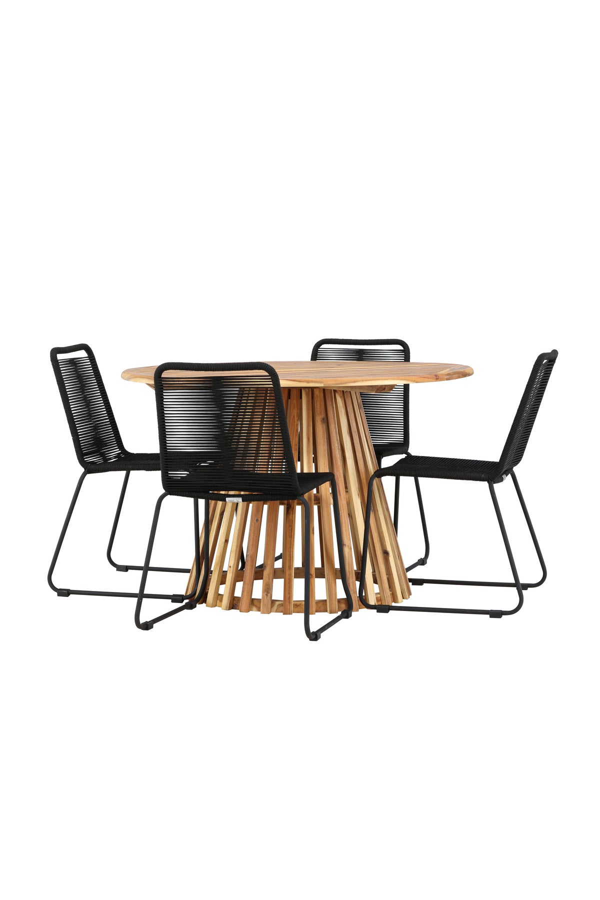 Lumpur Matbord med Lindos Stolarna – Akacia