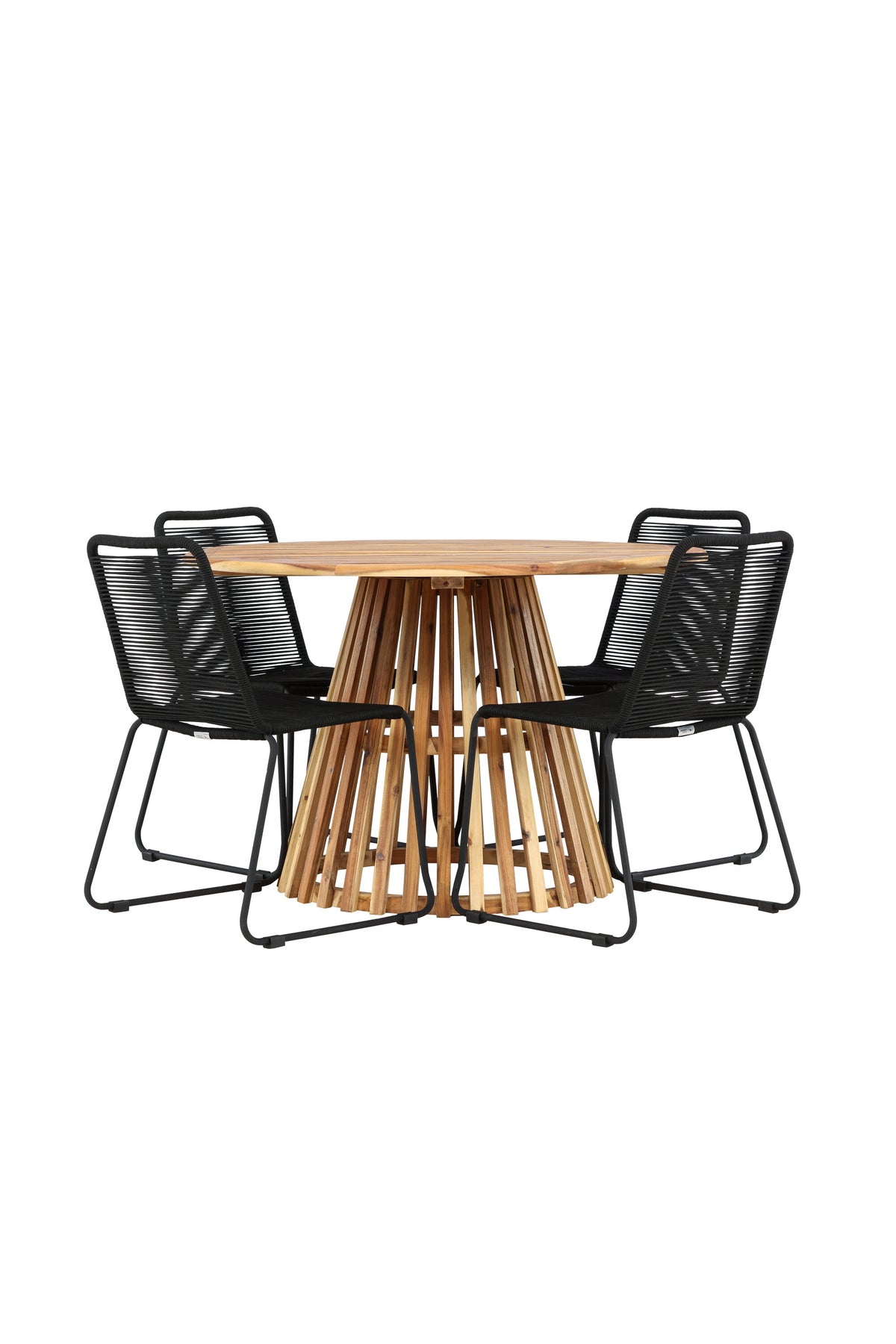 Lumpur Matbord med Lindos Stolarna – Akacia