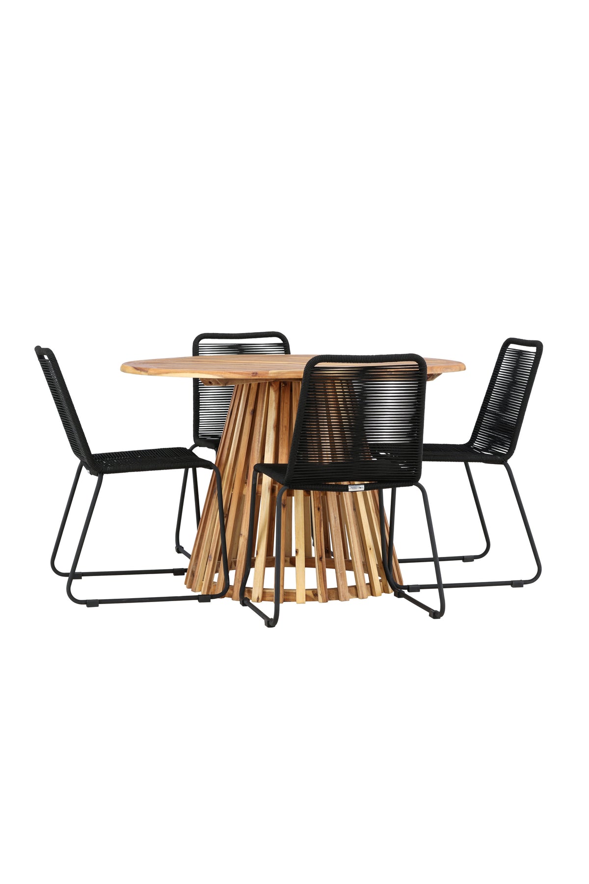 Lumpur Matbord med Lindos Stolarna – Akacia
