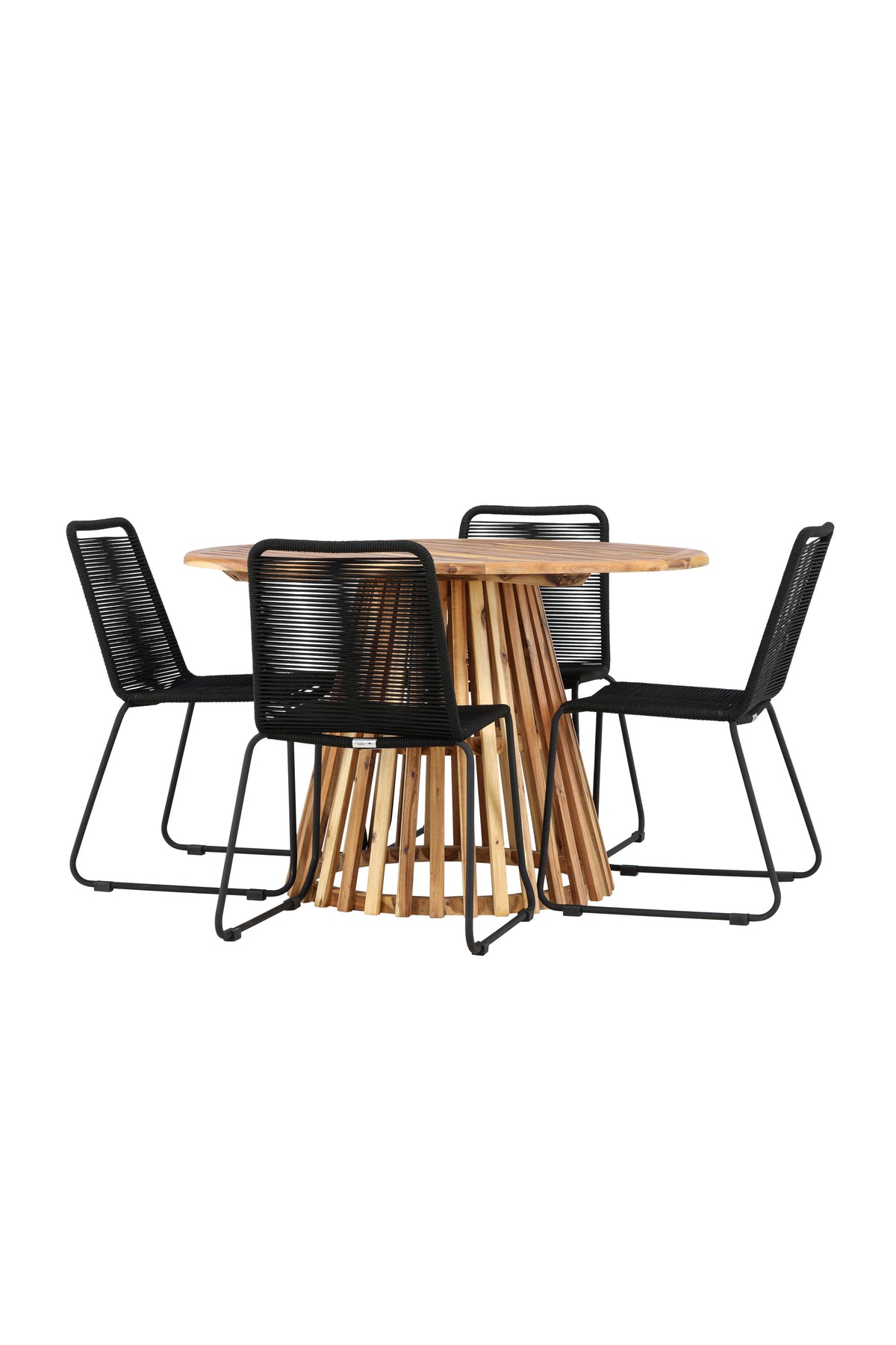 Lumpur Matbord med Lindos Stolarna – Akacia