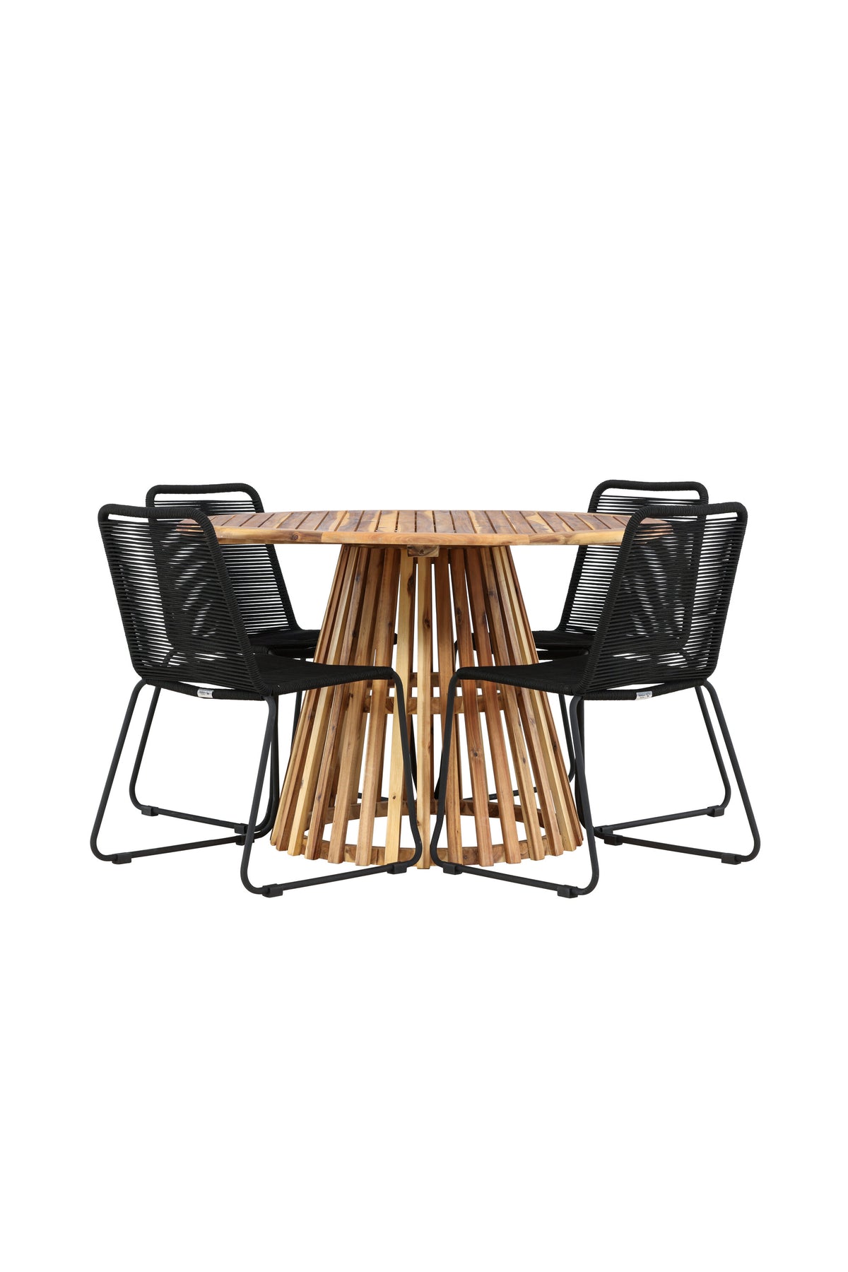Lumpur Matbord med Lindos Stolarna – Akacia