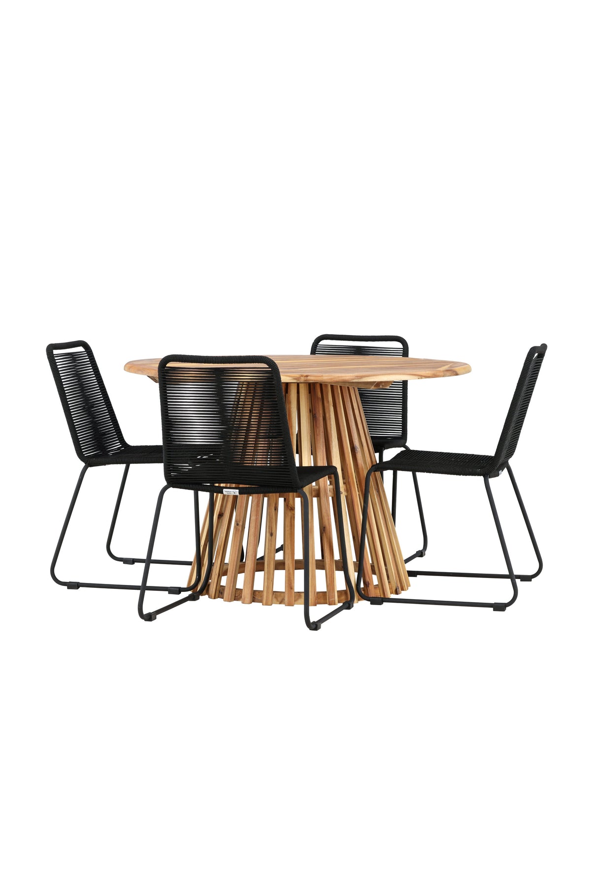 Lumpur Matbord med Lindos Stolarna – Akacia