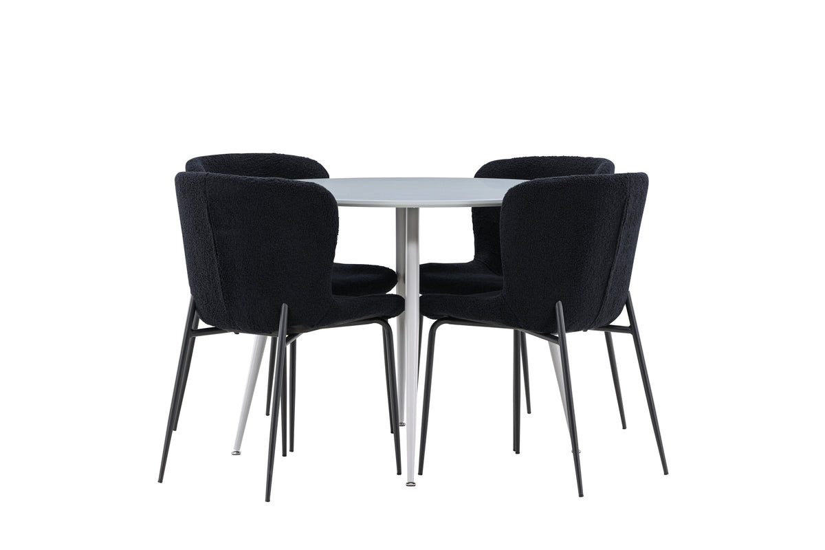 Plaza Matbord med Modesto Stolarna – MDF