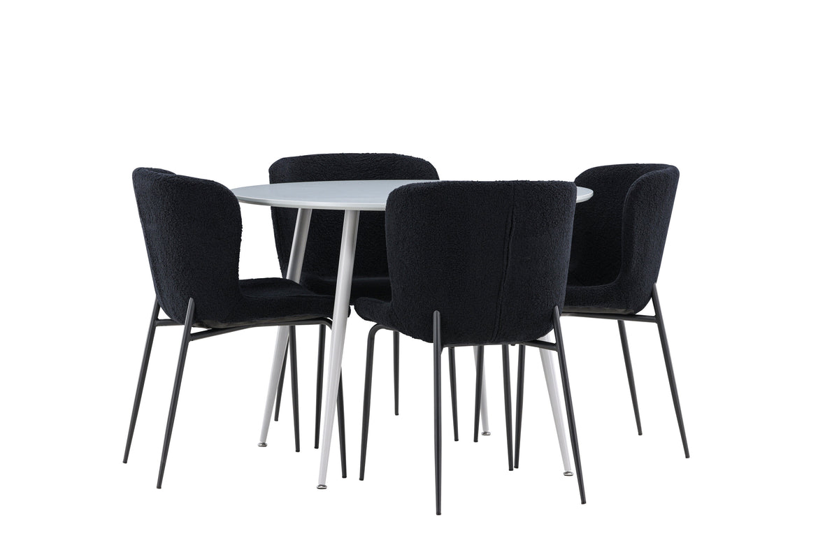 Plaza Matbord med Modesto Stolarna – MDF