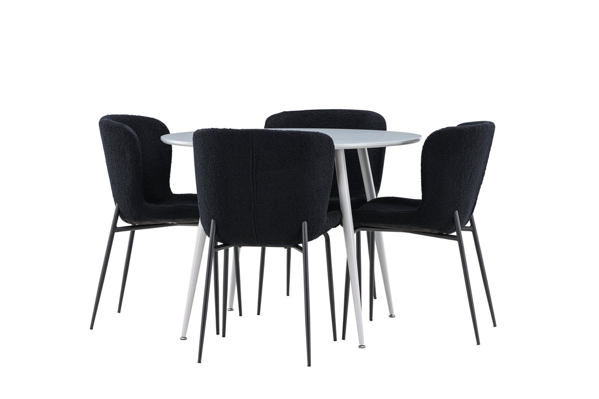 Plaza Matbord med Modesto Stolarna – MDF