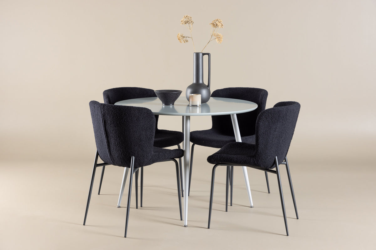 Plaza Matbord med Modesto Stolarna – MDF