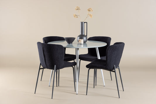 Plaza Matbord med Modesto Stolarna – MDF