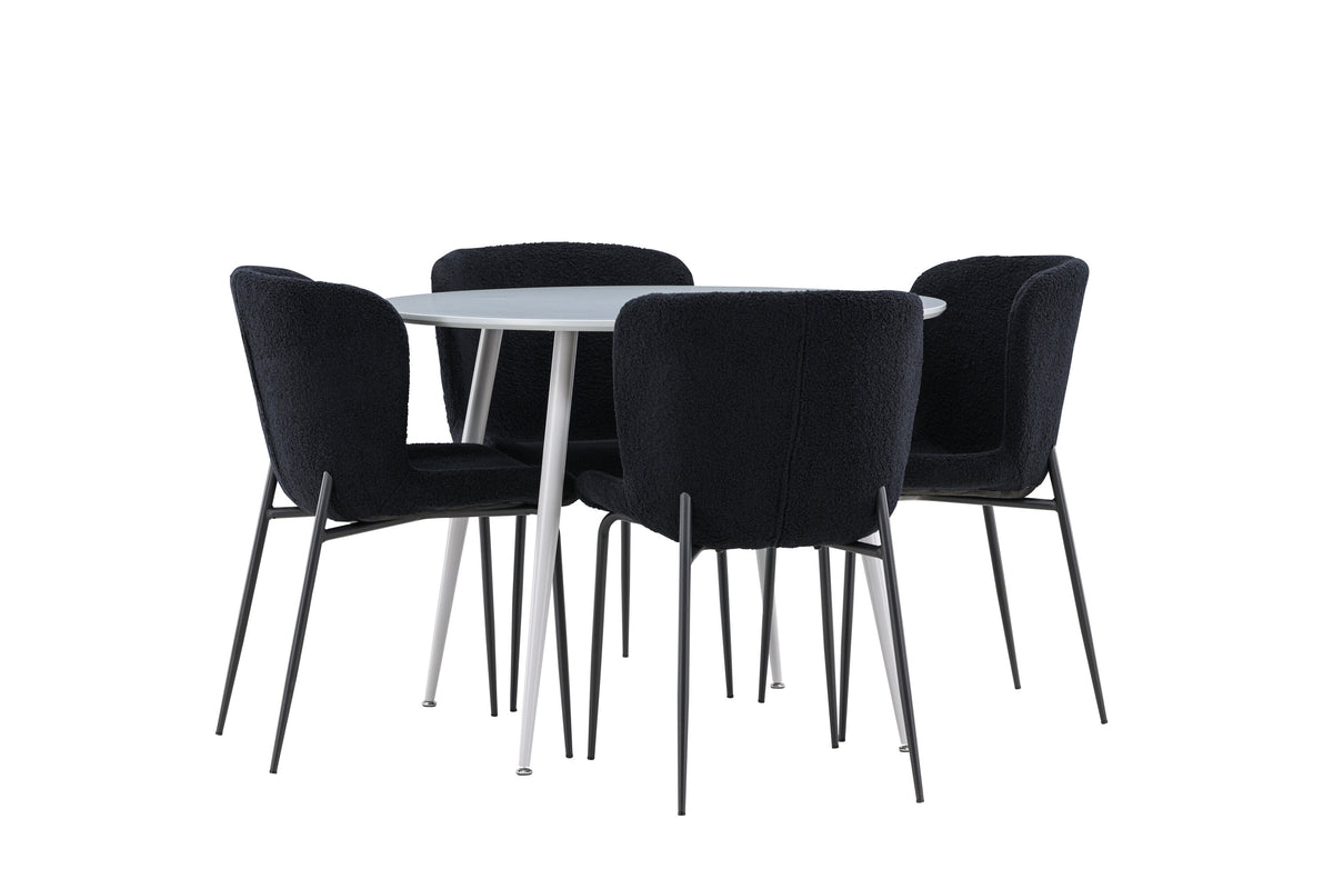 Plaza Matbord med Modesto Stolarna – MDF