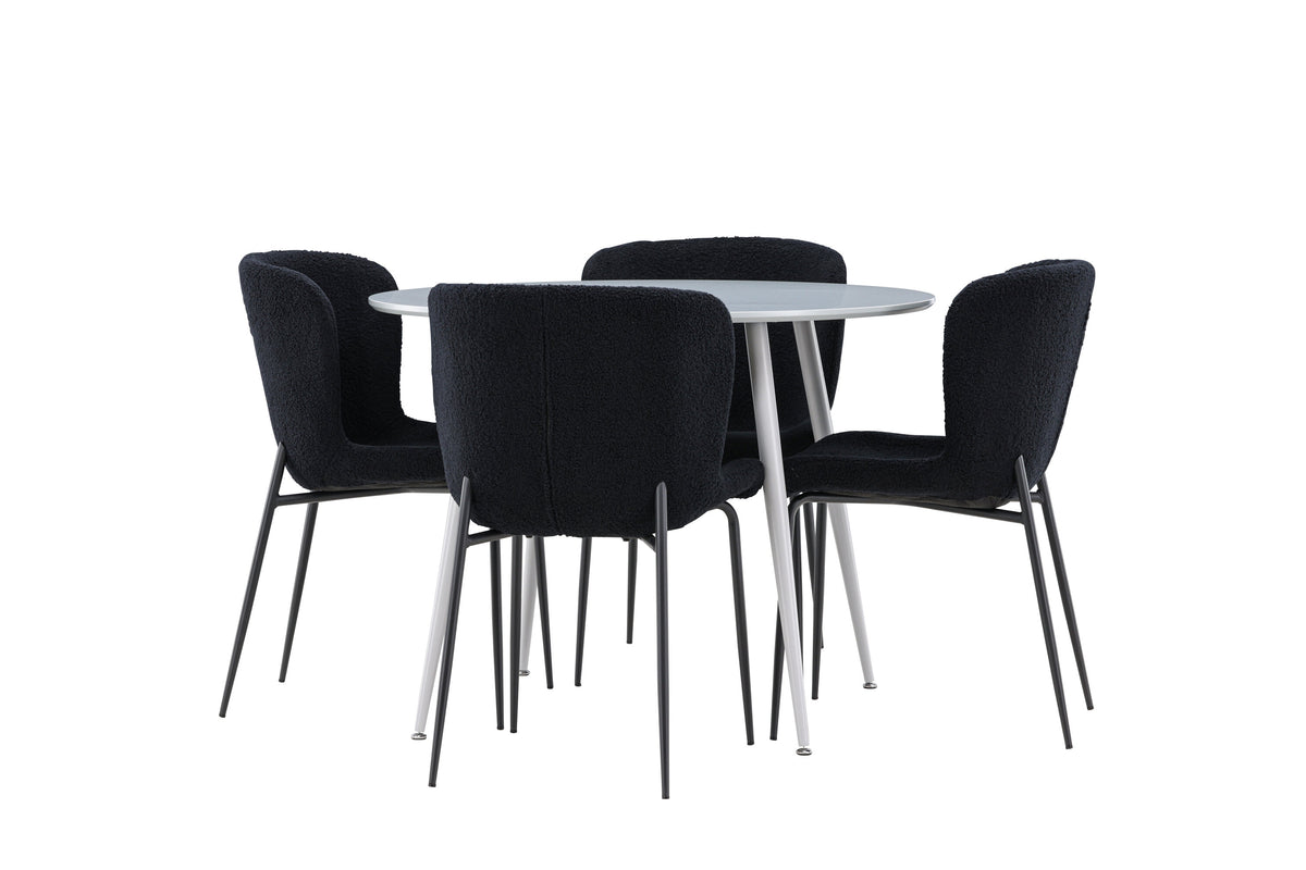 Plaza Matbord med Modesto Stolarna – MDF