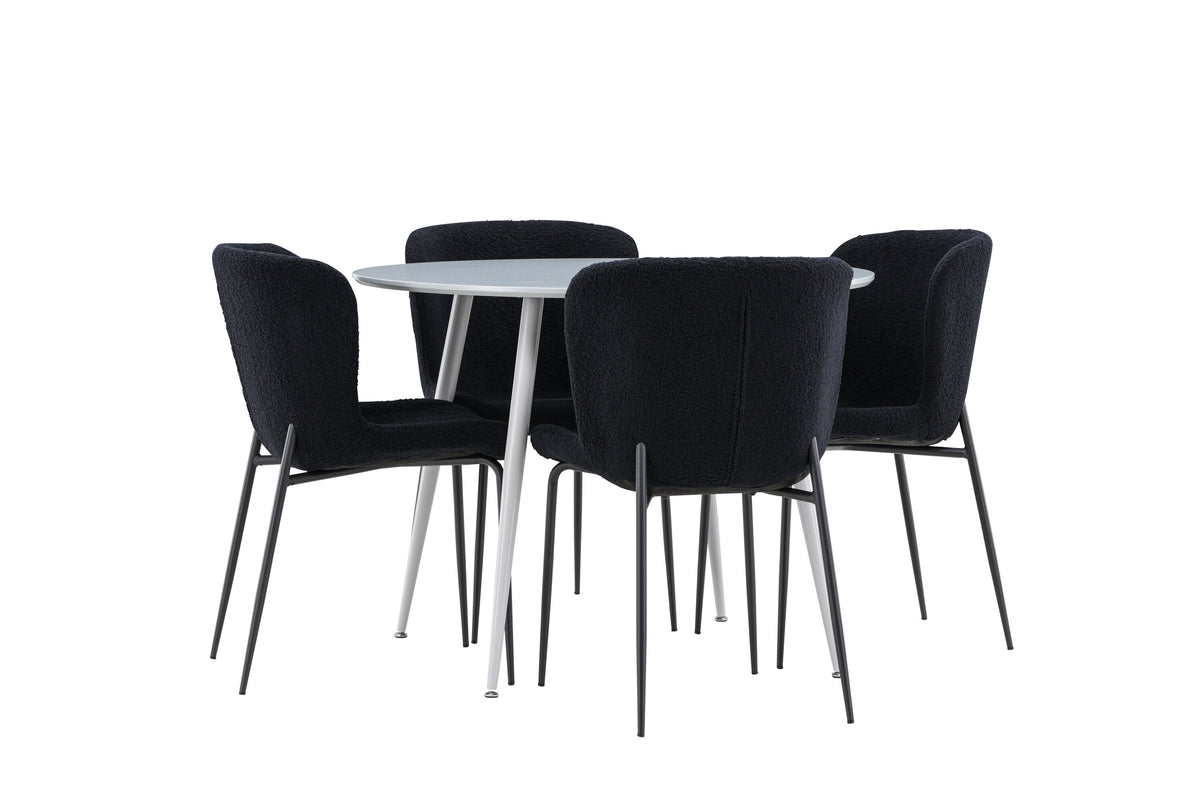 Plaza Matbord med Modesto Stolarna – MDF