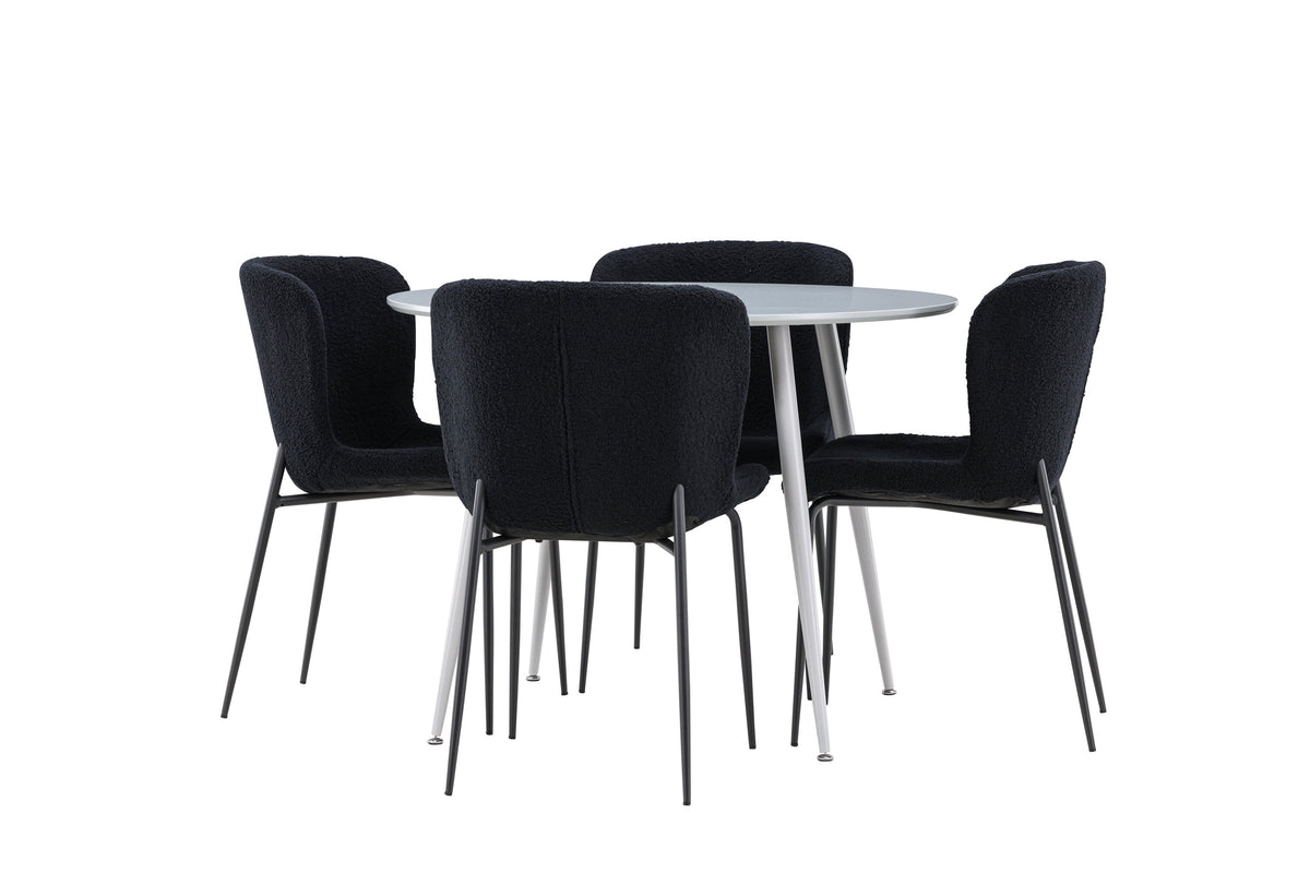 Plaza Matbord med Modesto Stolarna – MDF