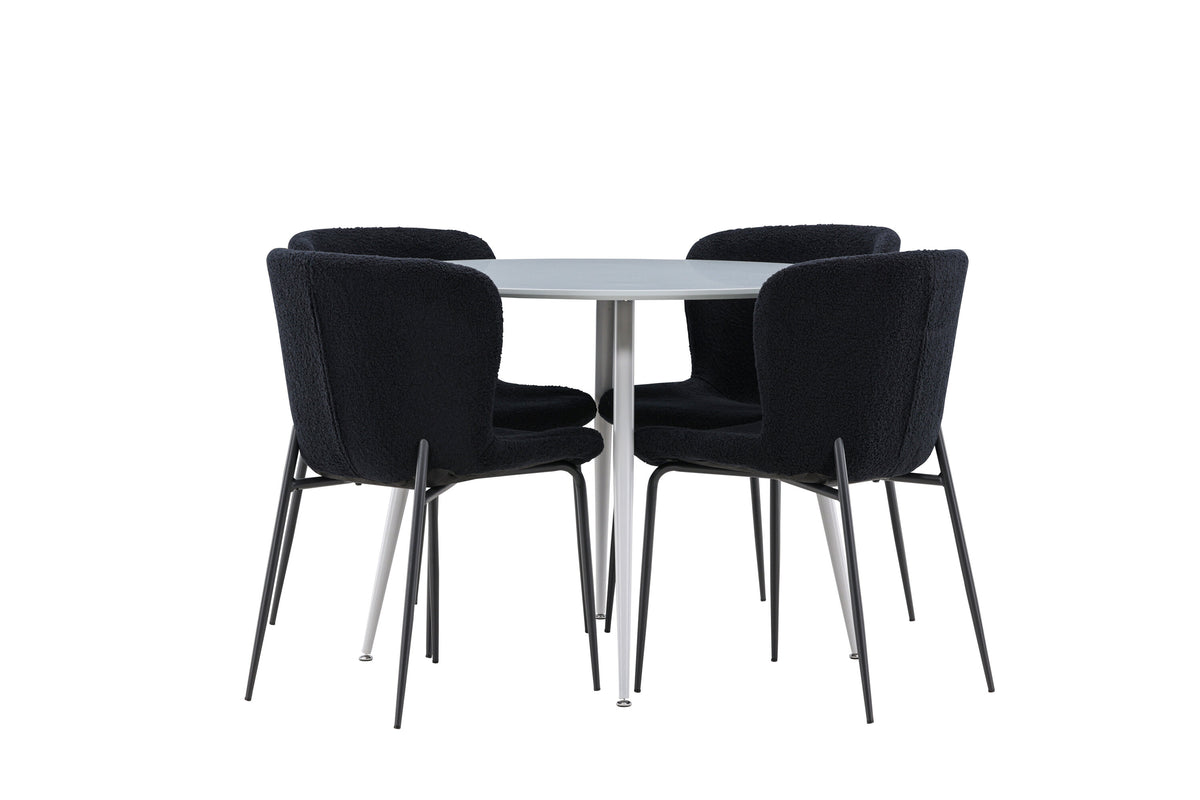 Plaza Matbord med Modesto Stolarna – MDF