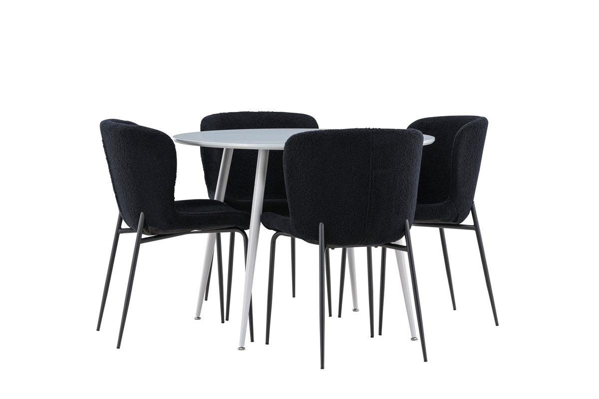 Plaza Matbord med Modesto Stolarna – MDF