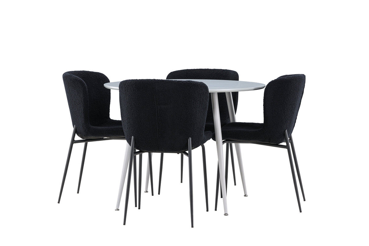 Plaza Matbord med Modesto Stolarna – MDF