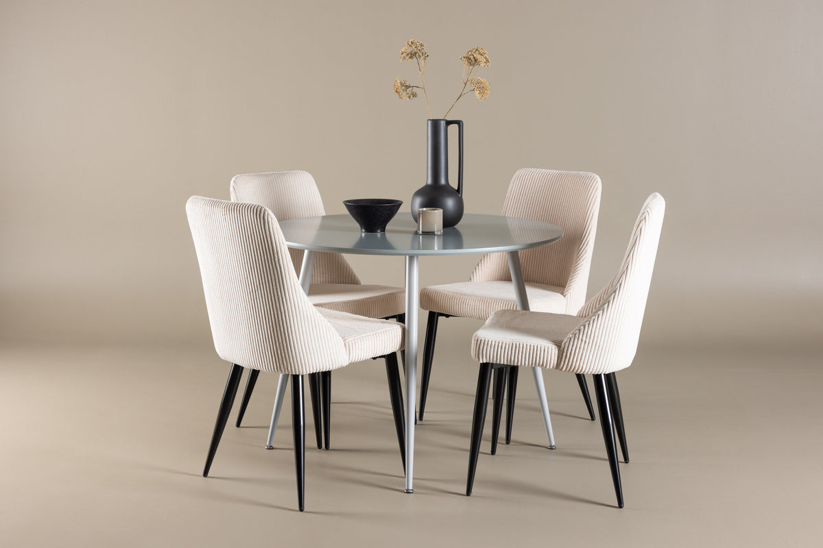 Plaza Matbord med Leone Stolarna – MDF