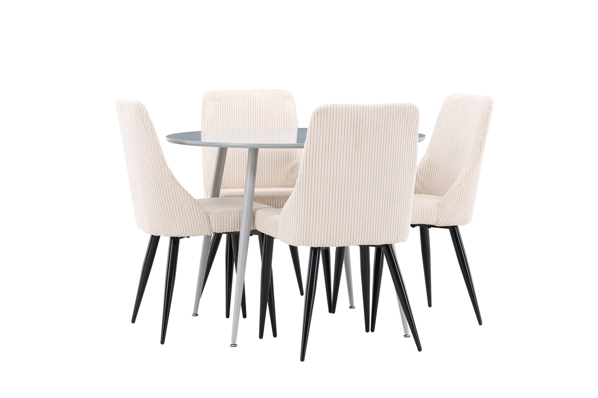 Plaza Matbord med Leone Stolarna – MDF