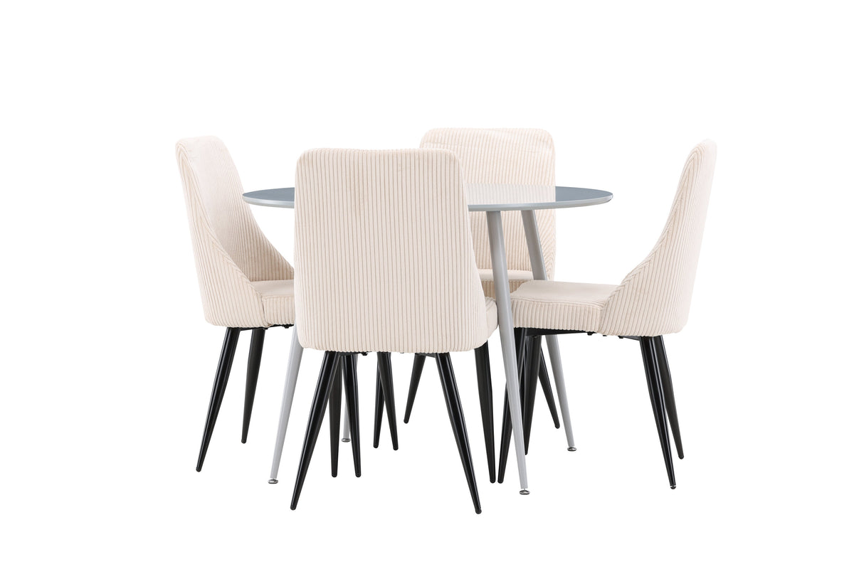 Plaza Matbord med Leone Stolarna – MDF