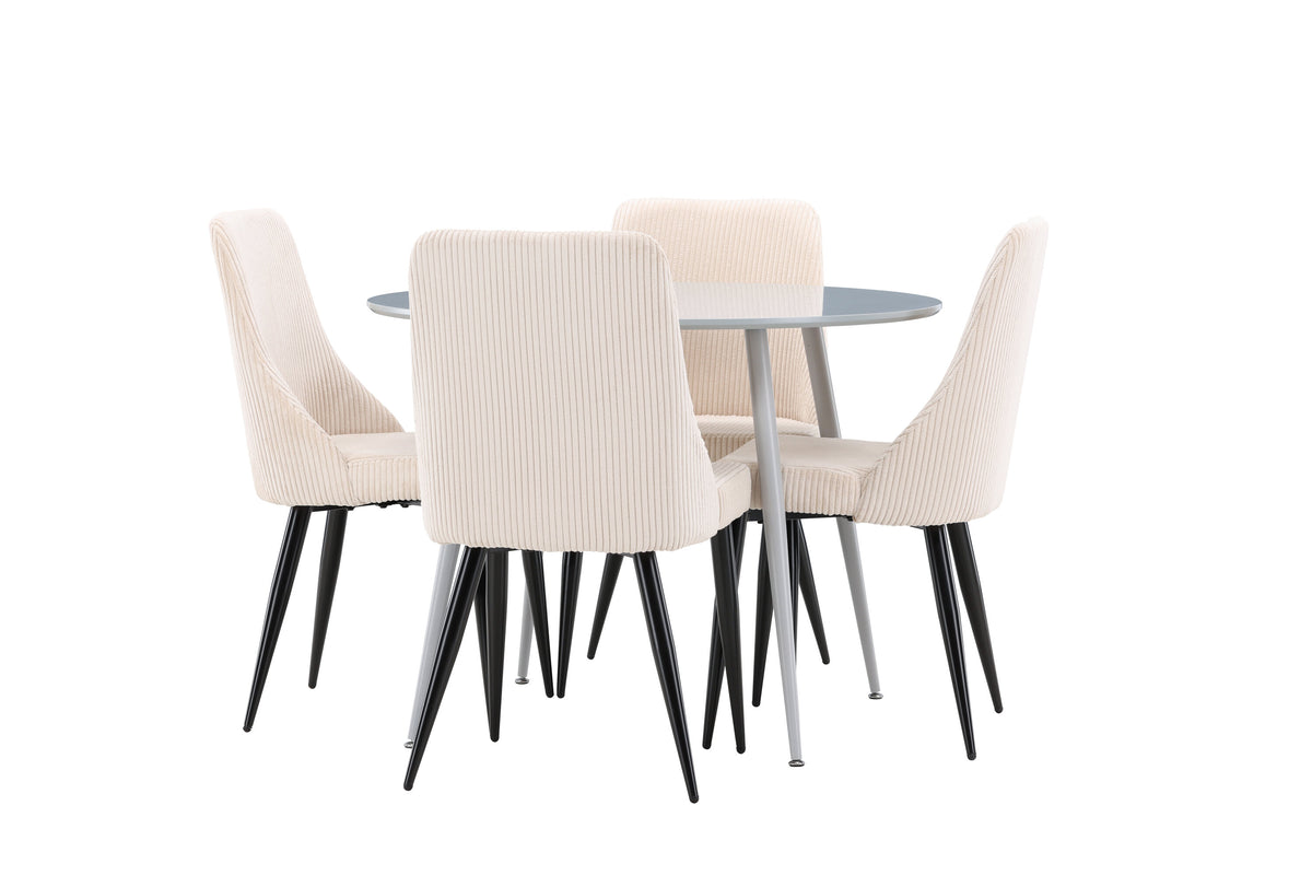 Plaza Matbord med Leone Stolarna – MDF