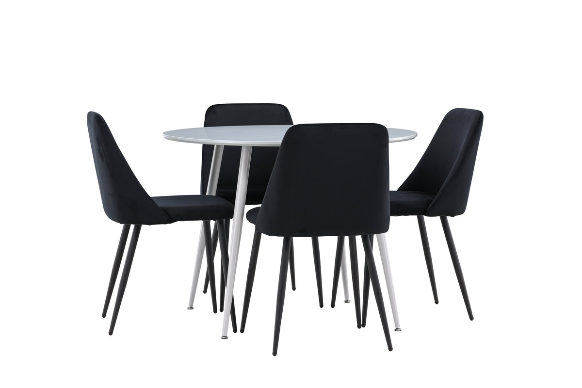 Plaza Matbord med Night Stolarna