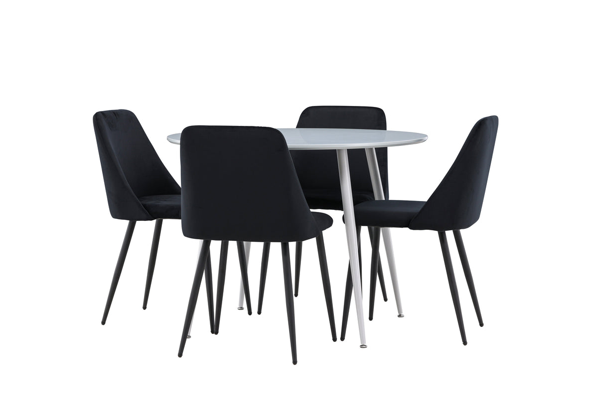 Plaza Matbord med Night Stolarna