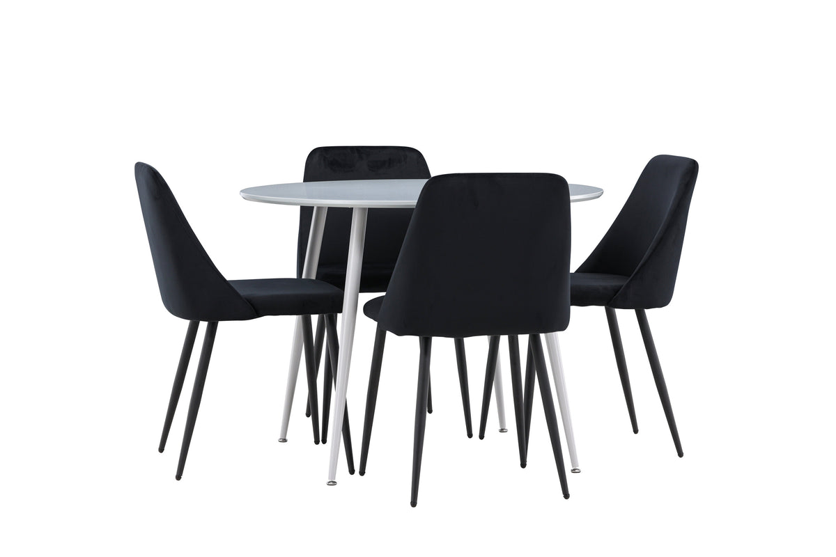 Plaza Matbord med Night Stolarna