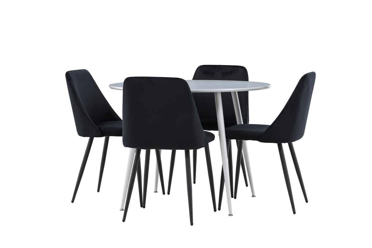 Plaza Matbord med Night Stolarna