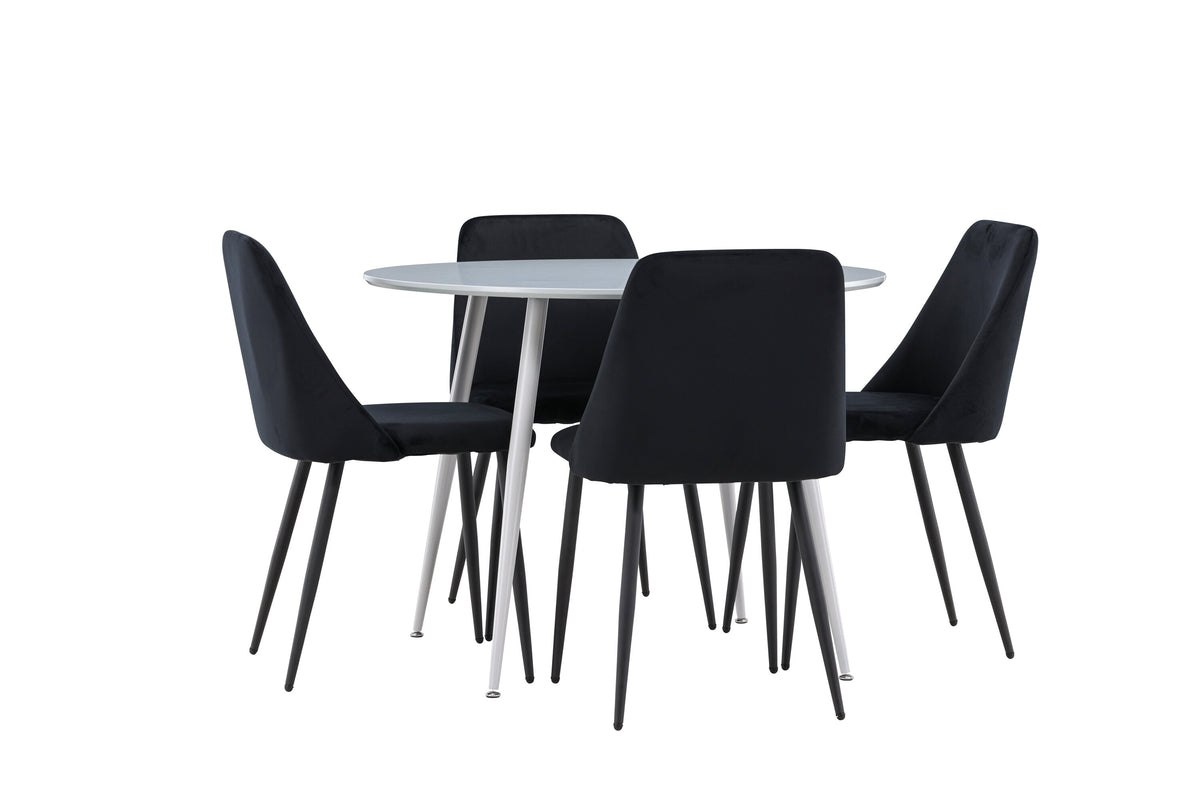 Plaza Matbord med Night Stolarna
