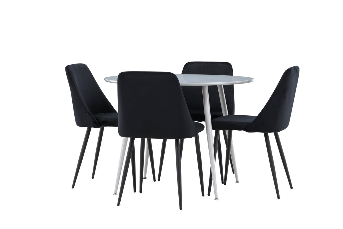Plaza Matbord med Night Stolarna