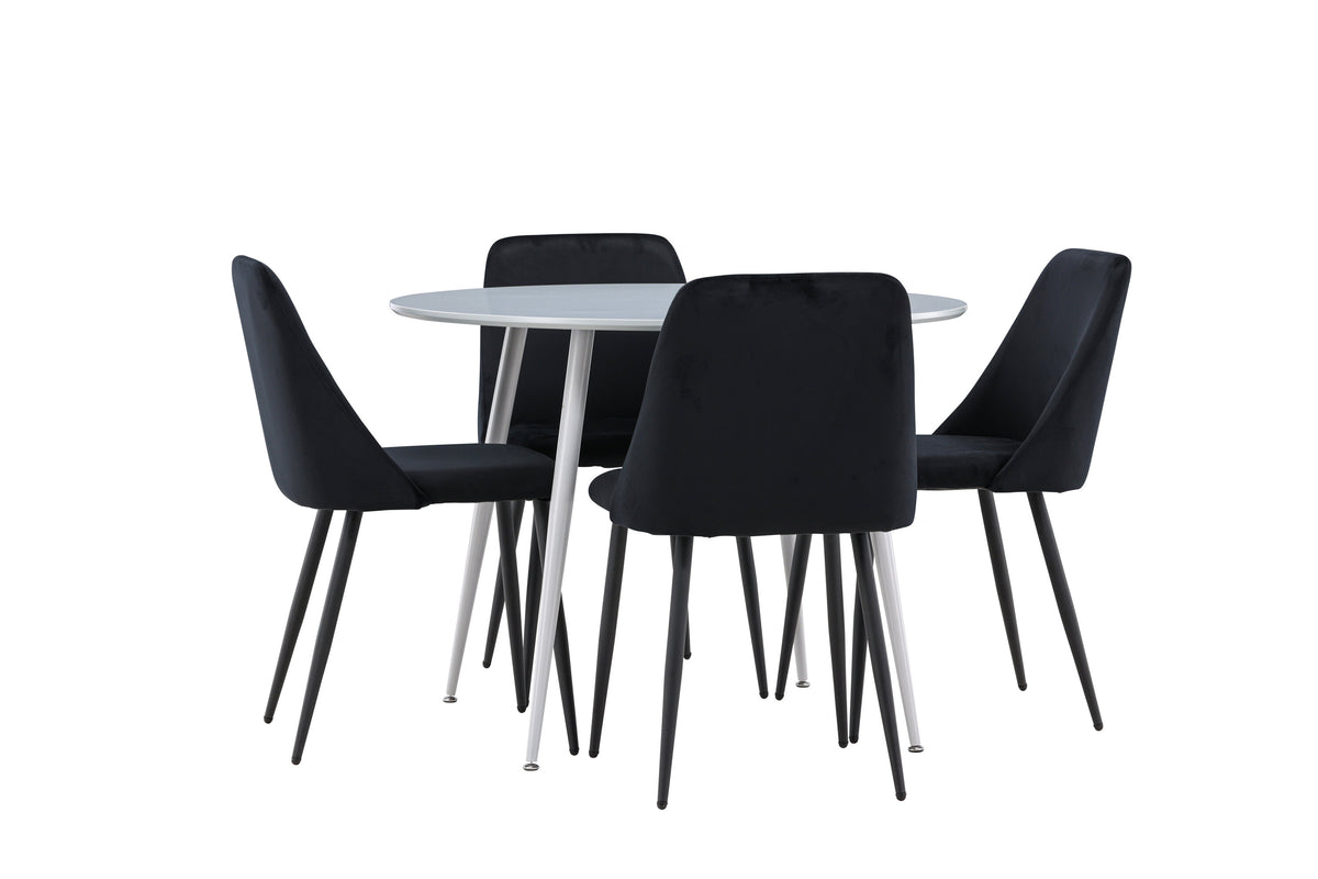 Plaza Matbord med Night Stolarna